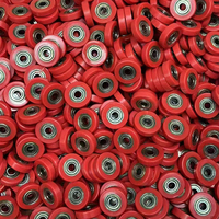 Fournisseur direct d'usine, roulettes en nylon plat personnalisées, roulettes en POM pour pièces détachées de meubles, accessoires pour portes et fenêtres