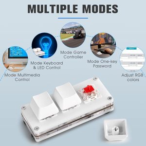 Ecarke USB Mini 3-Key OSU Keypad Hotswap One Handed Mechanical Gaming <strong>Keyboard</strong> Cherry Switch RGB Backlit Ultra Thin MacBook New - Product Image 5