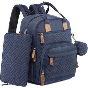 Bolsa de Pañales Grande con Logotipo Personalizado del Fabricante, Mochila con Cambiador Plegable, Nuevo Diseño Moderno - Product Image 6