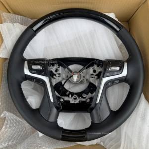 Volante de madera personalizado para Toyota Hilux N80 N70 Vigo Rocco Gr Corolla Altis Apex <span class=keywords><strong>Le</strong></span> Fortuner Camry Land Cruiser Hiace 86 - Product Image 6