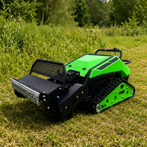 Diesel Engine Self-Propelled Cordless Rotary Mowers Remote Control Crawler Lawn Mower Cutting Width 500-900mm High Torque - Product Image 1