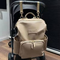 Mochila Pañalera Ultraligera Impermeable para Mamá con Forro de Algodón y Bolsillos