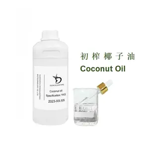 Huile de noix de coco vierge pressée à froid Huile de coco de qualité cosmétique-Huile de massage à la noix de coco de Thaïlande