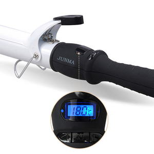 Fer à <span class=keywords><strong>friser</strong></span> en céramique ionique LCD, ensemble d'outils de coiffure pour <span class=keywords><strong>cheveux</strong></span> avec Rotation à 360 degrés - Product Image 3