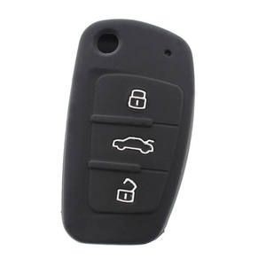 Funda Protectora de Silicona para Llave de Coche de 3 Botones, Protector de Control Remoto, Ligero, Resistente a Arañazos, Brilla en la Oscuridad, para Sistema de Entrada sin Llave - Product Image 1