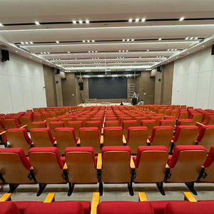 Chaise pliante rembourrée en tissu moderne <span class=keywords><strong>YU</strong></span> <span class=keywords><strong>CHEN</strong></span> YC-831 pour école, bureau, cinéma, salle de conférence, théâtre, hôtel, auditorium, église - Product Image 2