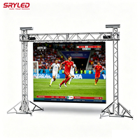 P1.9 P2.6 P3.9 P4.81 Système de mur vidéo LED clé en main sans écran noir, panneau d'affichage flexible incurvé pour location intérieure et scène