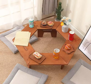 Mesa de Picnic Plegable Portátil de Madera para Exteriores, Ideal para Barbacoa, Viajes y Camping - Product Image 3