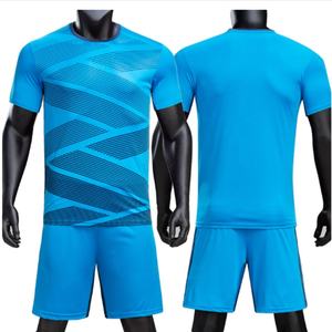 男性と子供のサッカートレーニングスポーツトラックスーツ20半袖フットショーツトレーニングユニフォームセット - Product Image 4