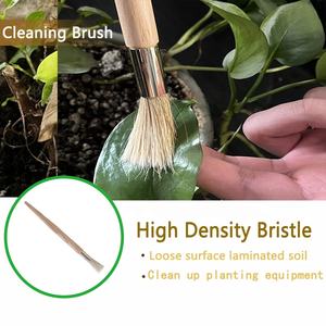 Pala de paleta pequeña para el hogar, suministros florales de madera para el cuidado del jardín, juego de herramientas de regalo con bolsa - Product Image 5