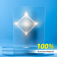 Feuille micro prismatique transparente personnalisée de Pmma a mené le panneau Ugr 19 feuilles prismatiques acryliques de diffuseur de motif de diamant