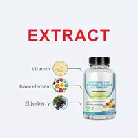 HDK OEM ODM Quercétine Zinc Vitamine C D Capsules d'agripaume Santé immunitaire et cardiovasculaire Supplément végétalien Halal Non-OGM