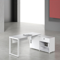 Postes de travail modulaires contemporains et minimalistes en bois pour bureaux commerciaux, cloisons de bureau et panneaux pour personnel hospitalier