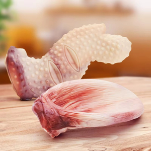 No Moq forniture per animali domestici giocattolo per cani Pu maiale a forma di orecchio di simulazione cigolante giocattoli durevoli per masticatori aggressivi - Product Image 6