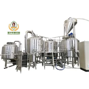 Equipamentos de fabricação de cerveja, 500l 1000l 1500l 2000l 3000l cerveja industrial para artesanato máquina de cervejaria de aço inoxidável