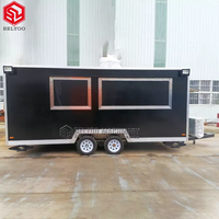 Restaurant mobile de camions de nourriture personnalisé États-Unis Remorque alimentaire à vendre Camion Tacos Chariot à hot-dogs Bbq Concession Trailer