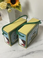 Boîtes à bonbons personnalisées avec logo imprimé pour l'emballage de poudre de matcha, boîtes en carton blanc pliables et colorées, vente chaude