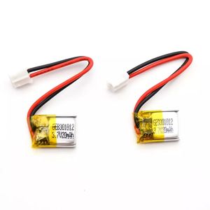GEB 迷你锂聚合物电池 3.7v 20mah 301012 智能手表用可充电聚合物电池 - Product Image 1