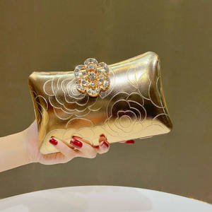 Luxury High-end Women's Evening bags Chains Diamond Flower <b>Wedding</b> Party Crossbody Bag Luxury Evening <b>Clutch</b> shoulder bag - Product Image 1