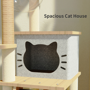 Mèo cây đa cấp tháp mèo cào Bài Mèo Con Đồ chơi ấm cúng chung cư leo lên đồ nội thất leo tháp Đồ chơI mèo sản phẩm - Product Image 5
