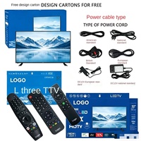 Téléviseur intelligent LED 17 pouces haute définition sans cadre, fréquence de rafraîchissement 60 Hz, 1080p, Android, WiFi sans fil, Smart TV