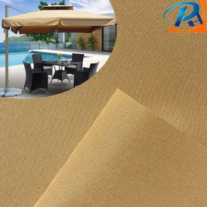 Su geçirmez kaplama solma Sunproof polyester kumaş güneşlik kumaş