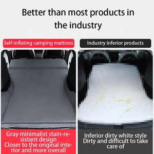 Matelas pneumatique pliable pour voiture de Sport, mousse à mémoire de forme pour <span class=keywords><strong>Tesla</strong></span> modèle Y Air Bed voyage Camping gonflable imperméable Six Air Cell - Product Image 3