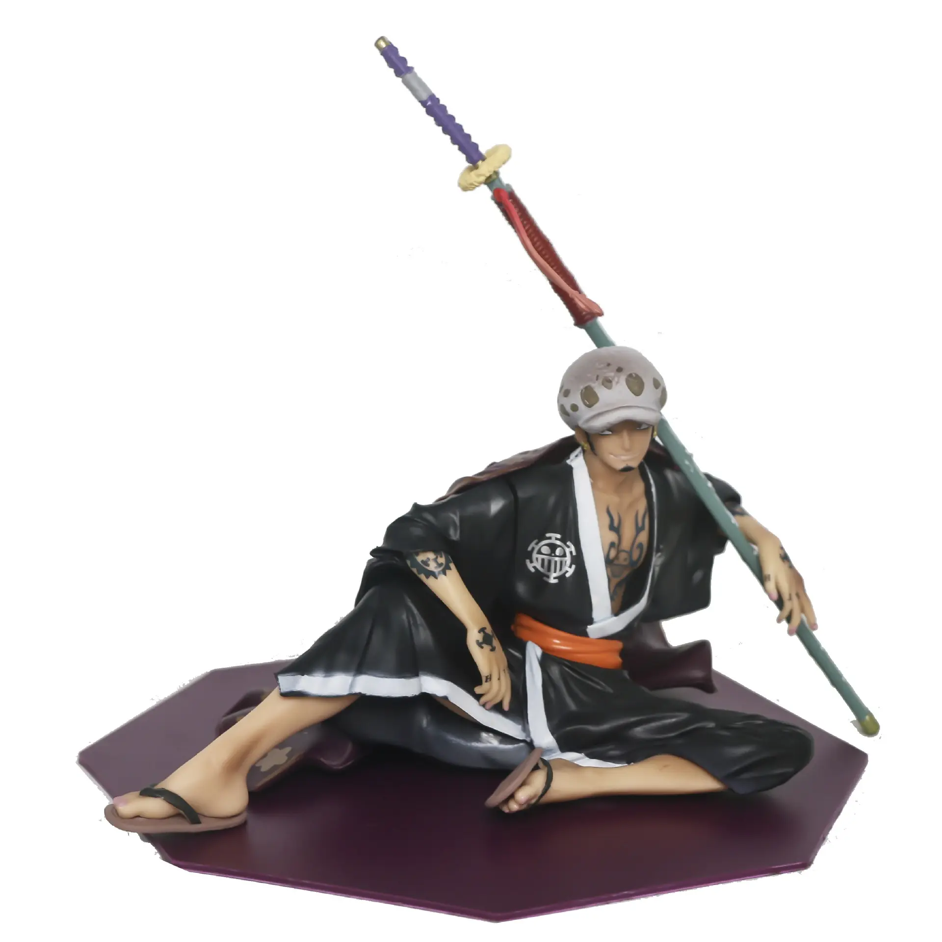 Wholesale Pirates Oka Shichibukai Trafalgar D. Water Law Anime Model Toys Japanese Hot Cartoon Style PVC Activity Figures