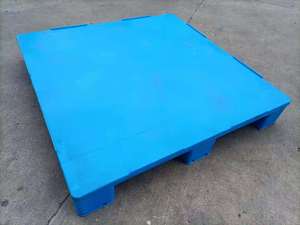 HDPE industrial de alta resistencia almacén de almacenamiento de entrada higiénica de grado alimenticio Durable fábrica de paletas de plástico - Product Image 6