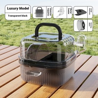 Maison pour hamster portable à double étage, villa de luxe extra large, cage pour hamster dorée, cage en plastique pour petits animaux, accessoires pour animaux de compagnie, solide