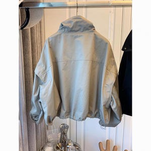 2025 Style coréen femmes court <span class=keywords><strong>Trench</strong></span> manteau manches chauve-souris coupe ample décontracté printemps automne veste <span class=keywords><strong>Petite</strong></span> vêtements d'extérieur - Product Image 3