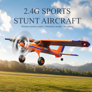 Aereo RC Dwi Dowellin Aggiornato a 4 Canali per Adulti, Aliante RC per Acrobazie all'Aperto con Motore Brushless e Elica di Ricambio - Product Image 1