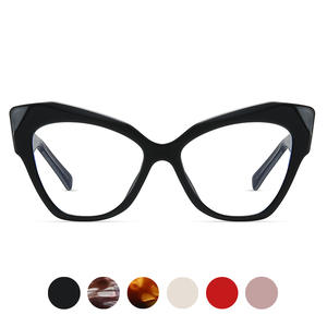 Lunettes anti-lumière bleue carrées 87288, monture Tr90, monture complète, unisexe, lunettes tendance, couleur rouge - Product Image 4