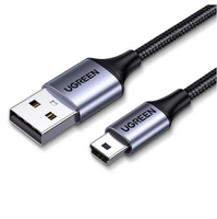 UGREEN Cable Mini USB 2,0 Tipo a Cable Mini B Cable de carga trenzado de nailon