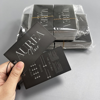 Etiquetas de Lujo Personalizadas para Cuidado del Cabello, Etiquetas de Papel Grueso con Logotipo Personalizado, Etiquetas para Pelucas, Etiquetas de Papel para Extensiones de Cabello