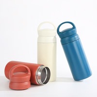 Botella Térmica Aislada al Vacío de Acero Inoxidable Silverjet, 350ml 500ml, Tapa de Rosca, Libre de BPA, para Oficina, Regalo, Uso en Exteriores