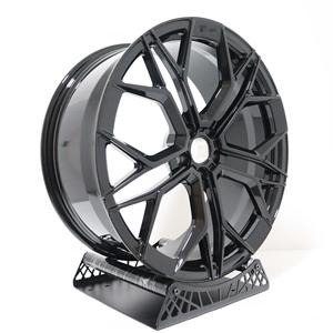 Cerchi in Lega di Alluminio Forgiati su Misura 18-24 Pollici Nero Lucido per Zeekr 009 001 7X BMW Mercedes Porsche Macan <span class=keywords><strong>Taycan</strong></span> Geely - Product Image 2