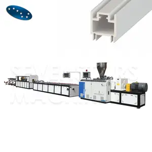 Pvc Upvc Deco Profiel Extrusie Extruder Snijmachine