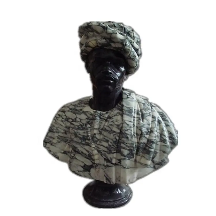Известный Африканский ручной резной мраморный мужской бюст низкая цена ручная резка камень Сталин мраморный бюст