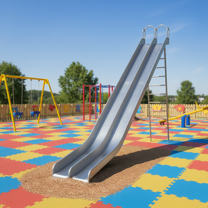 Scivolo a Spirale Traslucido Girevole per Interni, Eco-compatibile, Capacità 10-15 Bambini, per Divertimento Comunitario - Product Image 1