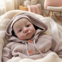Boneka Bayi Reborn 18 Inci, Mirip Asli, Bahan Vinyl Lembut, Boneka Bayi Baru Lahir Realistis, Mainan untuk Anak, Hadiah, Grosir, Custom