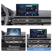Radio Mobil Android BHNEW GPS Navigasi untuk Honda Civic 2022-2024 Kamera Belakang Dashboard DVR Pemutar Mobil Android Car Play Auto