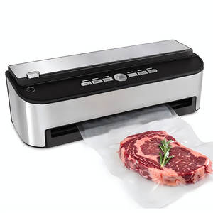 Selladora <span class=keywords><strong>de</strong></span> Alimentos al Vacío para Cocina OEM con Cortador Incorporado, Selladora Automática al Vacío para Alimentos Secos y Húmedos, para Preparación <span class=keywords><strong>de</strong></span> Comidas - Product Image 1