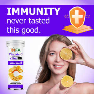 Customizable Vitamin C Zinc Effervescent Tablets with Vitamin C and Potassium Herbal <b>Supplement</b> Supports Immune System Tablets - Product Image 6