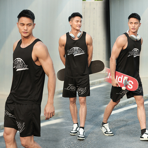 เสื้อกีฬาผู้ชายแบบตาข่าย ระบายอากาศได้ดี แห้งเร็ว ไม่มีแขน เหมาะสำหรับวิ่ง - Product Image 1