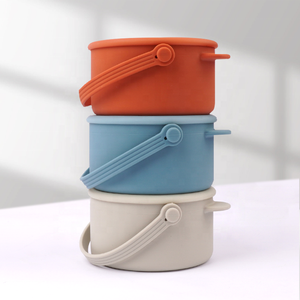 Tazón de Silicona Portátil Personalizado para Niños Pequeños con Asa, Antiderrames, Apto para Alimentos, Vaso para Comer y Beber para Bebés, con Diseño Impreso - Product Image 2