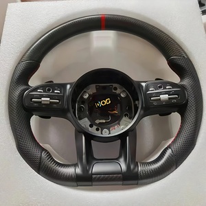 Volant en cuir personnalisé DOS pour Mercedes-Benz AMG Classe S W221, CLA C117 250 <span class=keywords><strong>200</strong></span>, C118 <span class=keywords><strong>CLK</strong></span> <span class=keywords><strong>W209</strong></span>, Classe A W177 A200, Classe V W447 C63 - Product Image 5