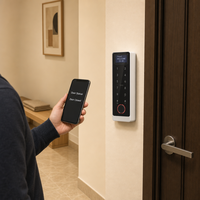 Intelligentes WLAN-Fingerabdruck-Türzugangskontrollterminal ABS Wasserdicht 5000 Benutzer App-Entsperrung Passwort ID-Karte Wiegand Ein- und Ausgang