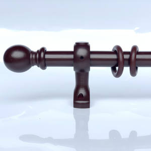 <span class=keywords><strong>Kit</strong></span> Com Varao Para Cortinas Tringle à Rideau en <span class=keywords><strong>Bois</strong></span> Marron 28MM Tringle a Rideau <span class=keywords><strong>Kit</strong></span> Complet <span class=keywords><strong>Bois</strong></span> Embouts - Product Image 4