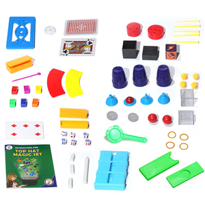 Trucco Magico con Cappello e Bacchetta per Bambini, Set di Accessori per Magia da Palcoscenico e Ravvicinata, Puzzle Magico - Product Image 1